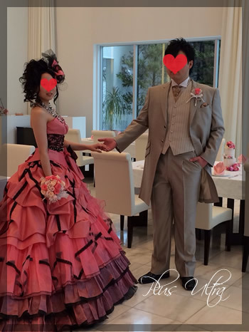 プリザ プリザーブドフラワー ウェディングブーケ ピンク ラウンドブーケ