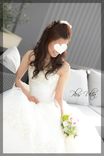 プリザ プリザーブドフラワー ウェディングブーケ ラウンド ピンク 白