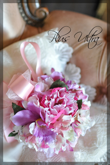 造花　ボールブーケ　七五三　ウェディング