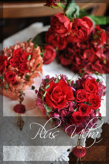 プリザ　プリザーブドフラワー　壁掛け　可愛い　手づくり　おしゃれ