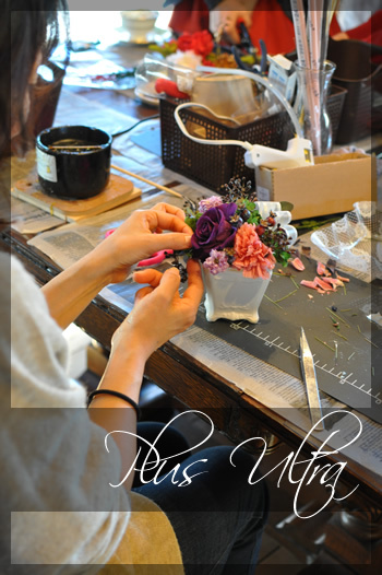 プリザ　プリザーブドフラワー　プレゼント　豪華　可愛い　手づくり　シック　大人