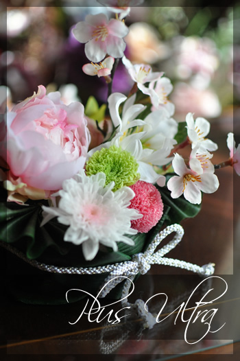 プリザ　プリザーブドフラワー　造花　生花　レッスン　フラワーアレンジ　豪華　可愛い　手づくり