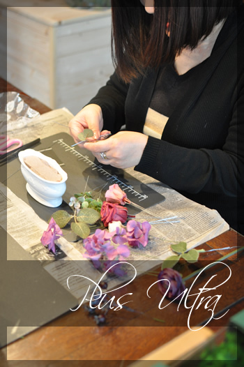 プリザ　プリザーブドフラワー　フラワーアレンジ　可愛い　手づくり