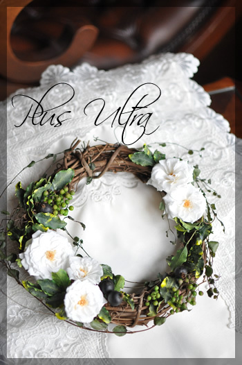 プリザ　プリザーブドフラワー　リース　ナチュラル　豪華 上品 おしゃれ