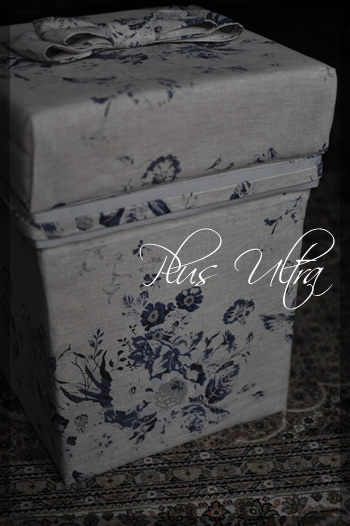 お茶箱 カルトナージュ