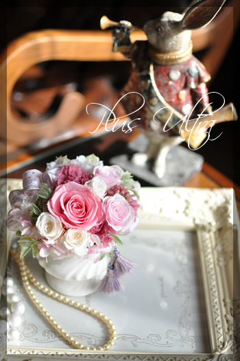 プリザ プリザーブドフラワー 母の日 プレゼント 豪華 可愛い 手づくり シック 大人