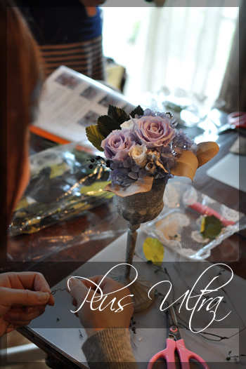 プリザ　プリザーブドフラワー　カッコいい　シック　大人　シャビー　おしゃれ　アンティーク