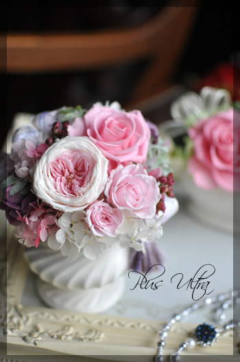 プリザ　プリザーブドフラワー　プレゼント　豪華　可愛い　ピンク　母の日