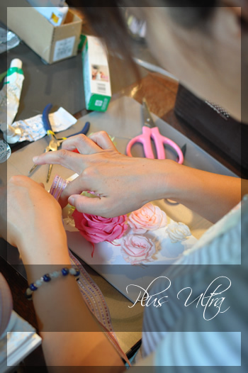 プリザ　プリザーブドフラワー 額　フレーム