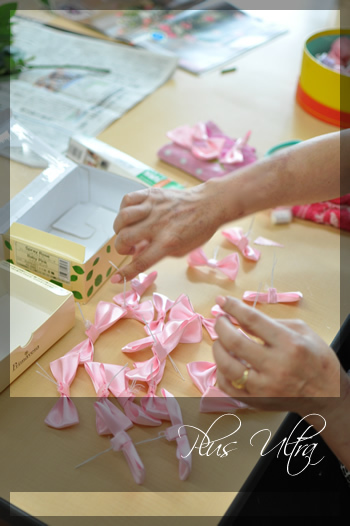 バックブーケ リボン