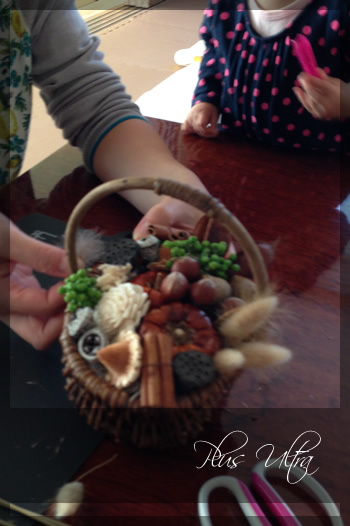 プリザ　プリザーブドフラワー　ドライフラワーハロウィン　かぼちゃ