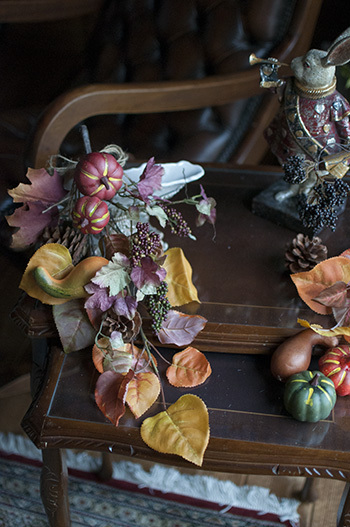 造花 フラワーアレンジ 豪華 ハロウィン 秋 壁掛け スワッグ