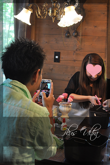 プリザ　プリザーブドフラワー　贈呈花　結婚式　手作り