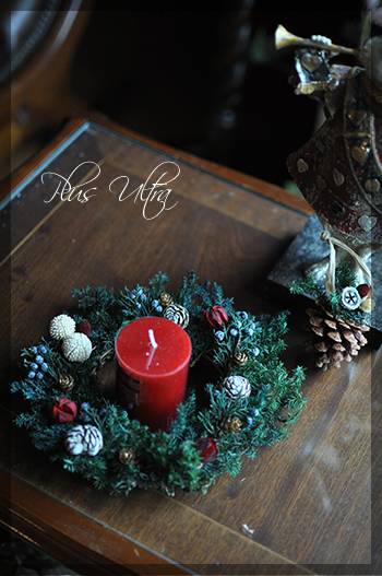 プリザ プリザーブドフラワー ドライ クリスマスリース