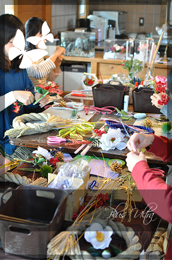 造花 しめ縄 ごぼう〆 お正月 豪華 手作り お飾り