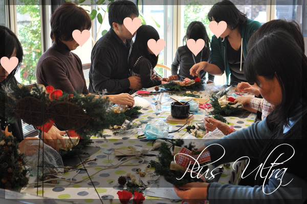 プリザ プリザーブドフラワー ドライ クリスマスリース