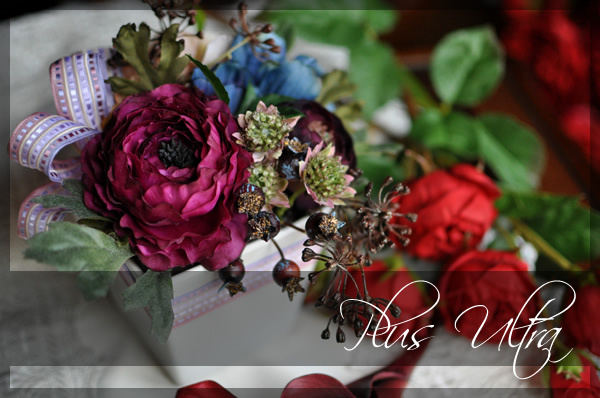 プリザ プリザーブドフラワー 造花 レッスン フラワーアレンジ 豪華