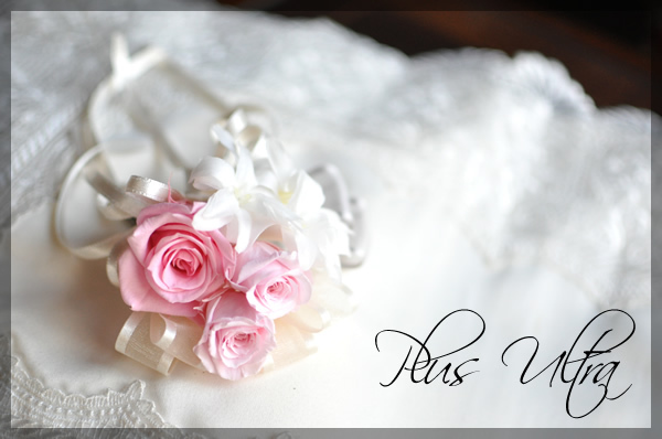 プリザ　プリザーブドフラワー　コサージュ　シック　