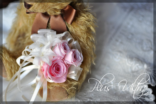 プリザ　プリザーブドフラワー　コサージュ　シック　