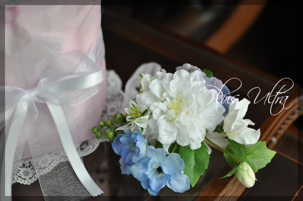 造花ブーケ　おむつケーキ　ダイパーケーキ　セレブ