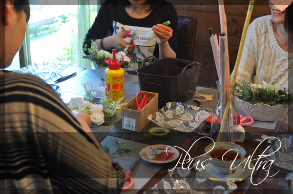 プリザ　プリザーブドフラワー　ナチュラル　白グリーン　上品　おしゃれ