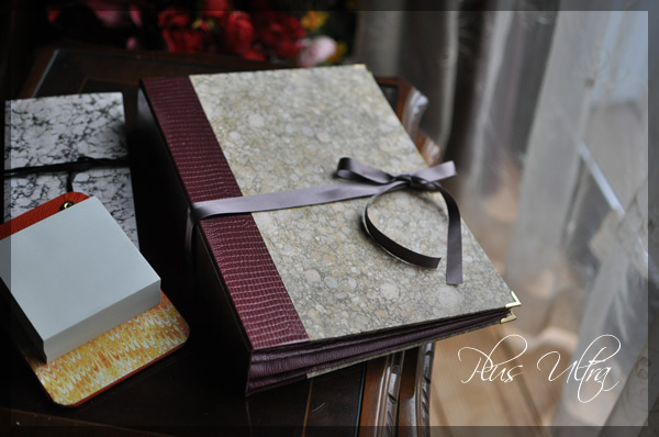 カルトナージュ　手帳　メモ帳　書類ケース