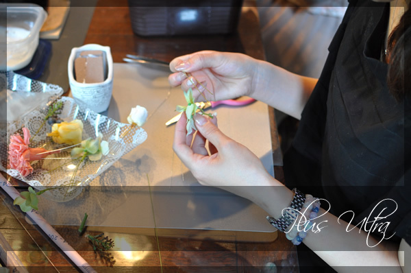 プリザ　プリザーブドフラワー　造花　レッスン　フラワーアレンジ　豪華　可愛い　手づくり