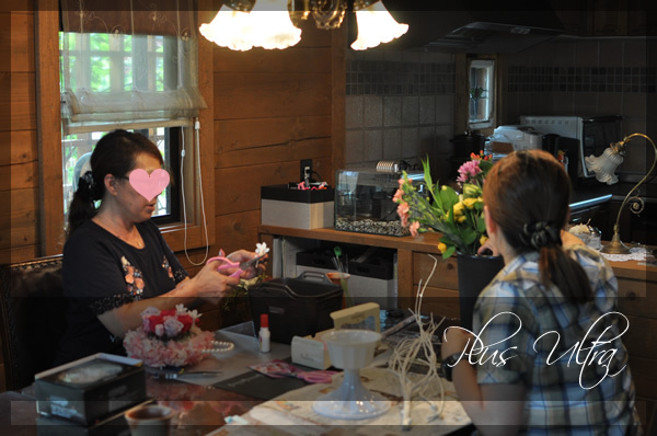 プリザ　プリザーブドフラワー　ウェディングブーケ　ハートバックブーケ　ピンク