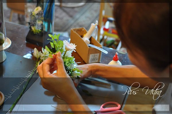 プリザ　プリザーブドフラワー　仏花　お供え花　モダン　造花　ペット供養