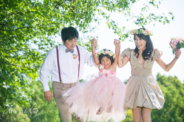 造花　花冠　ウェディング