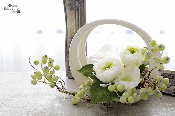 プリザ プリザーブドフラワー 仏花 お供え花 モダン 造花 ペット供養